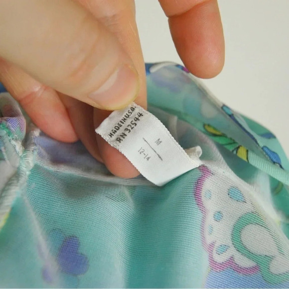 RARE Vintage 60s Emilio Pucci Formfit Rogers Iconic Blue Paisley Maxi Slip Dress - Picture 12 of 14